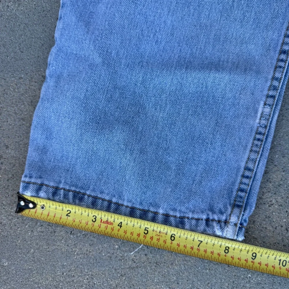 Levi's 550 Relaxed Fit Light Wash Denim Jeans Mens 38x32 Vintage Distressed‎